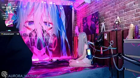 Aurora_Natsuki — Stripchat recorded stream screenshot (09 Jun 2025)