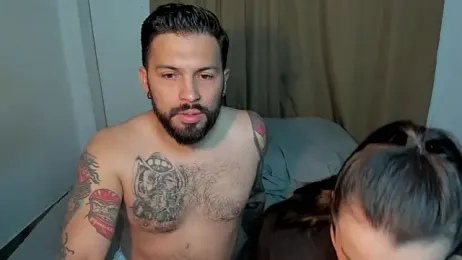 teseo_and_afroditha_ — Stripchat recorded stream image, 27.06.2025 03:50