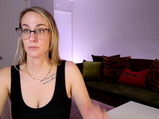 Zoey Evans — Flirt4free recorded stream screenshot (23 Jul 2025)