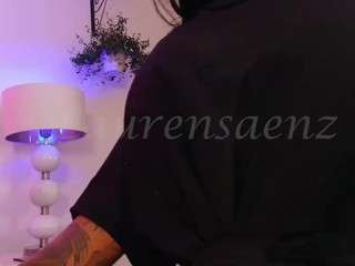 laurensaenz — Camsoda recorded stream screenshot (12 Aug 2025)