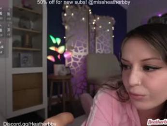 heatherbby — Chaturbate recorded stream screenshot (18 Jan 2026)