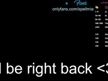 miaspell — Chaturbate recorded stream screenshot (22 Feb 2026)