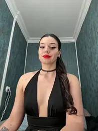 RedAssHottie — Stripchat recorded stream screenshot (27 Feb 2026)