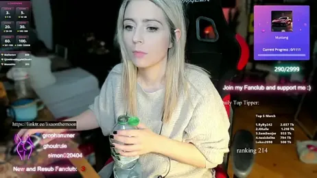 Lisaonthemoon — Stripchat recorded stream image, 06.03.2025 21:00