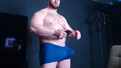 muscularjohnforuX — Stripchat recorded stream screenshot (10 Mar 2026)