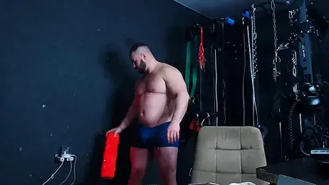 muscularjohnforuX — Stripchat recorded stream screenshot (17 Mar 2026)