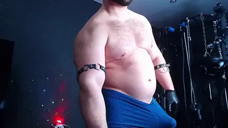 muscularjohnforuX — Stripchat recorded stream screenshot (17 Mar 2026)