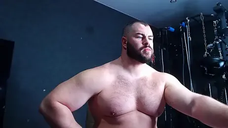 muscularjohnforuX — Stripchat recorded stream screenshot (17 Mar 2026)