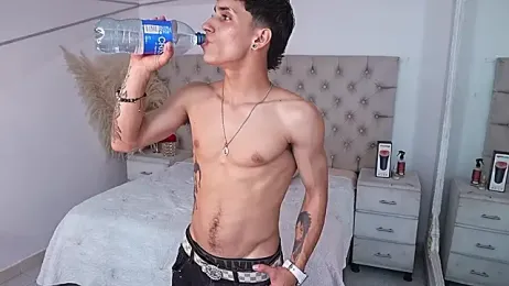 JhoanLeandro — Stripchat recorded stream screenshot (21 Mar 2026)