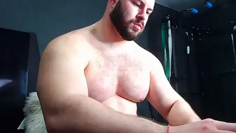 muscularjohnforuX — Stripchat recorded stream screenshot (24 Mar 2026)