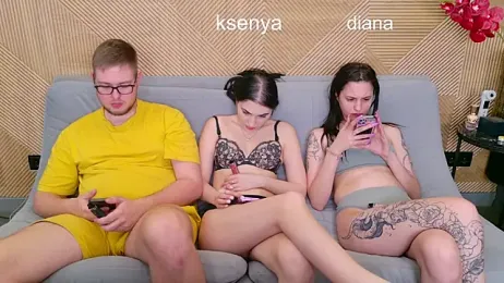 Ksenny — Stripchat recorded stream screenshot (13 Apr 2026)