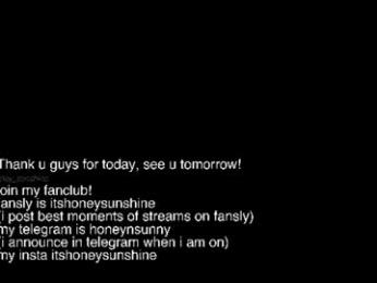 honey_sunshine — Chaturbate recorded stream image, 16.09.2026 11:40