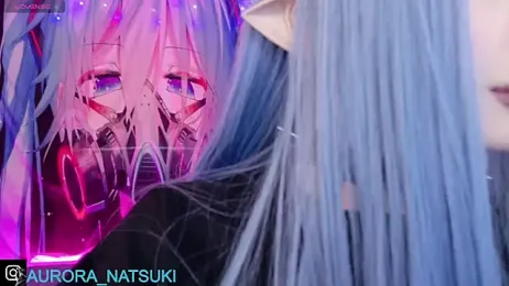 Aurora_Natsuki — Stripchat recorded stream screenshot (18 Apr 2025)